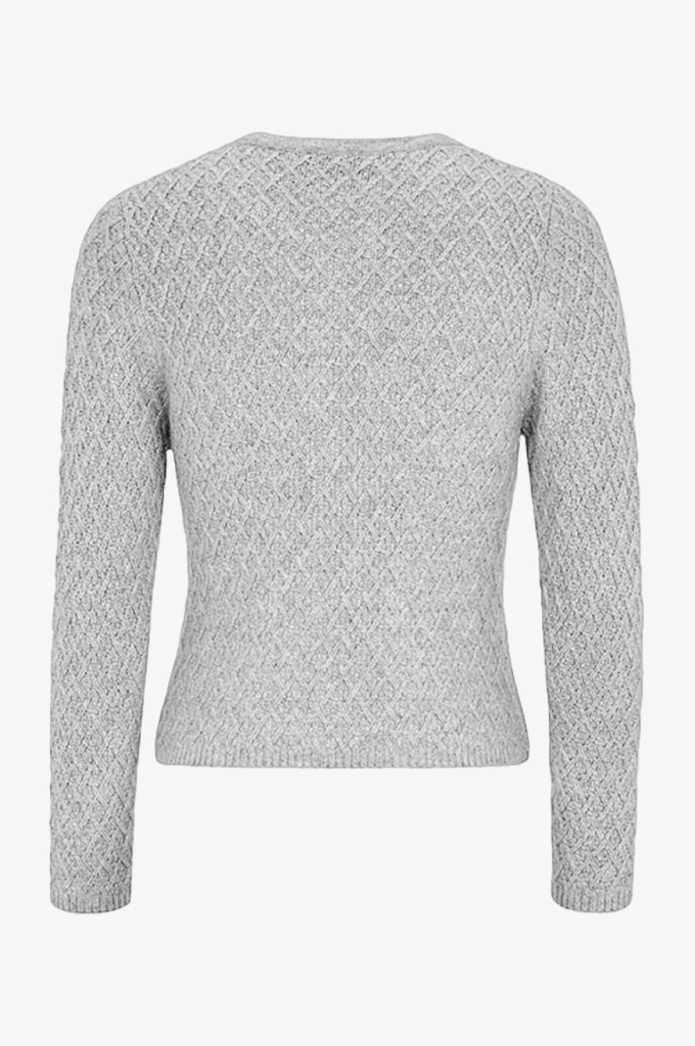 Kinga Mathe Cashmere Strickjacke Flora In Grau