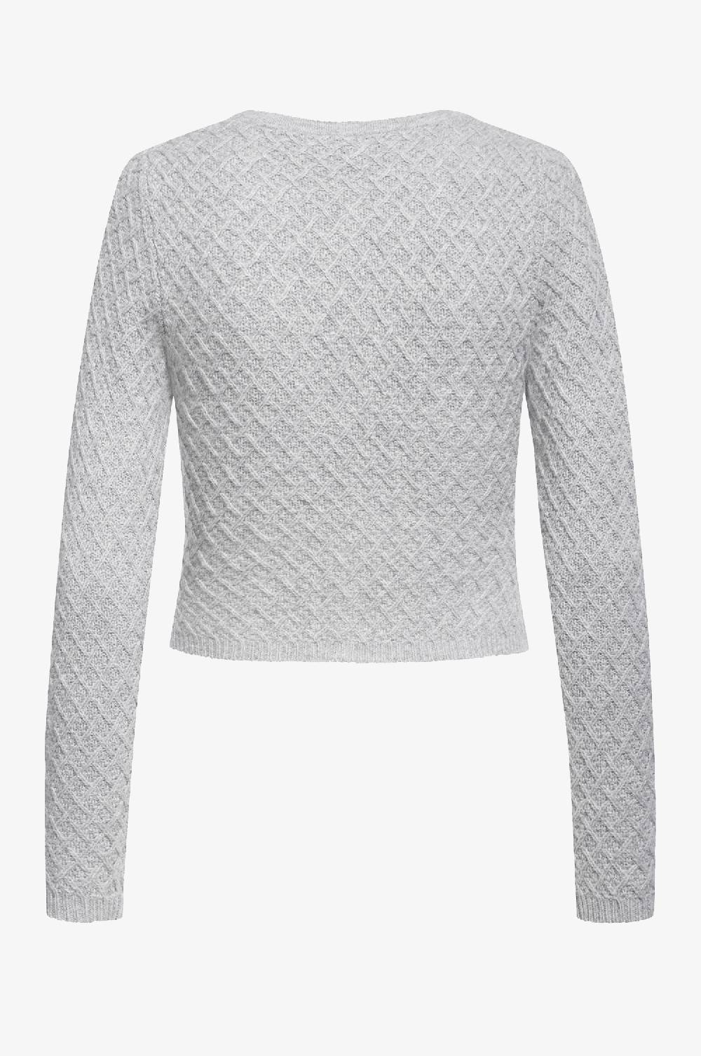 Kinga Mathe Cashmere Strickjacke Flora In Grau