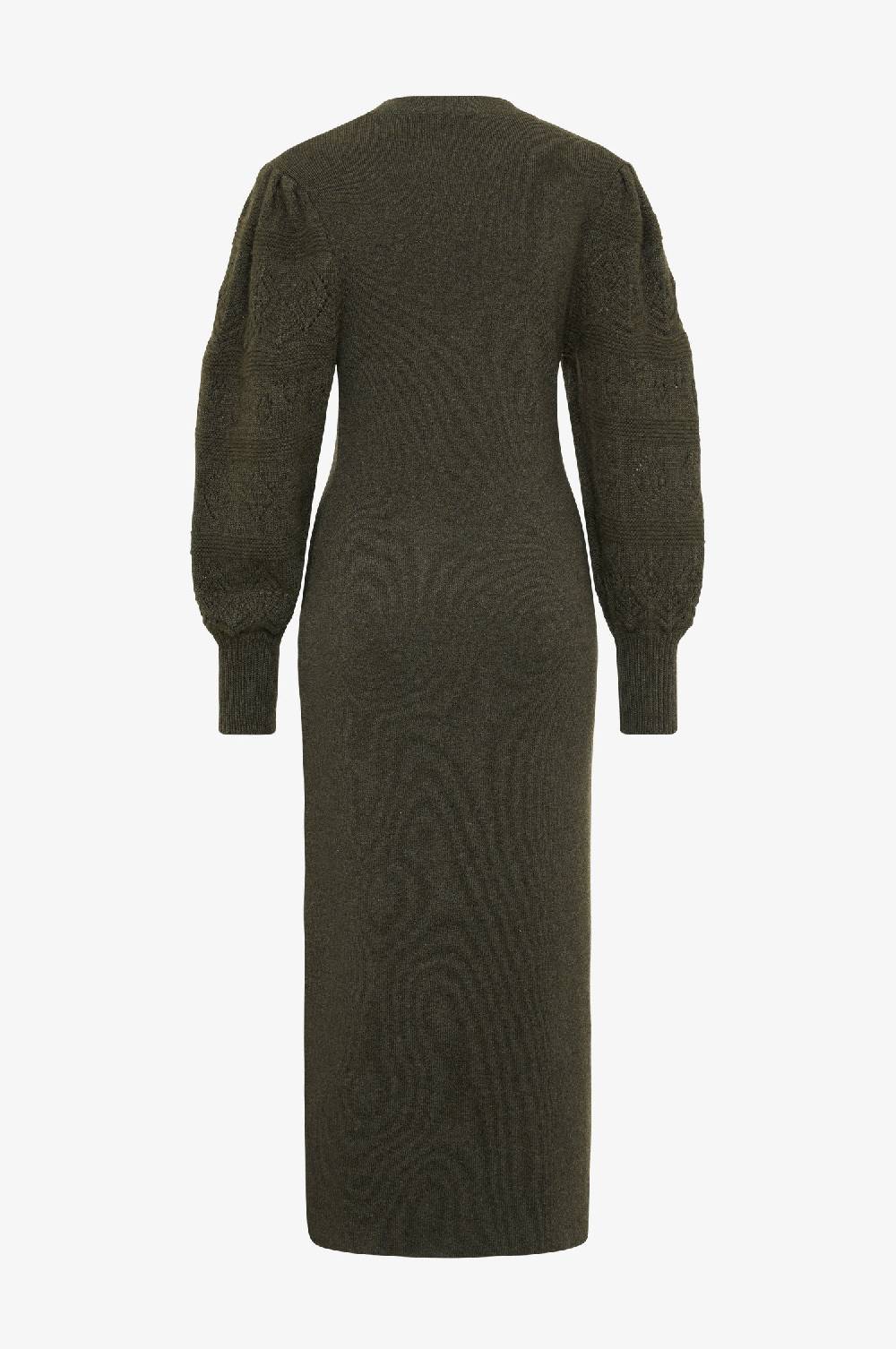 Kinga Mathe Cashmere Strickkleid Leonora In Olive