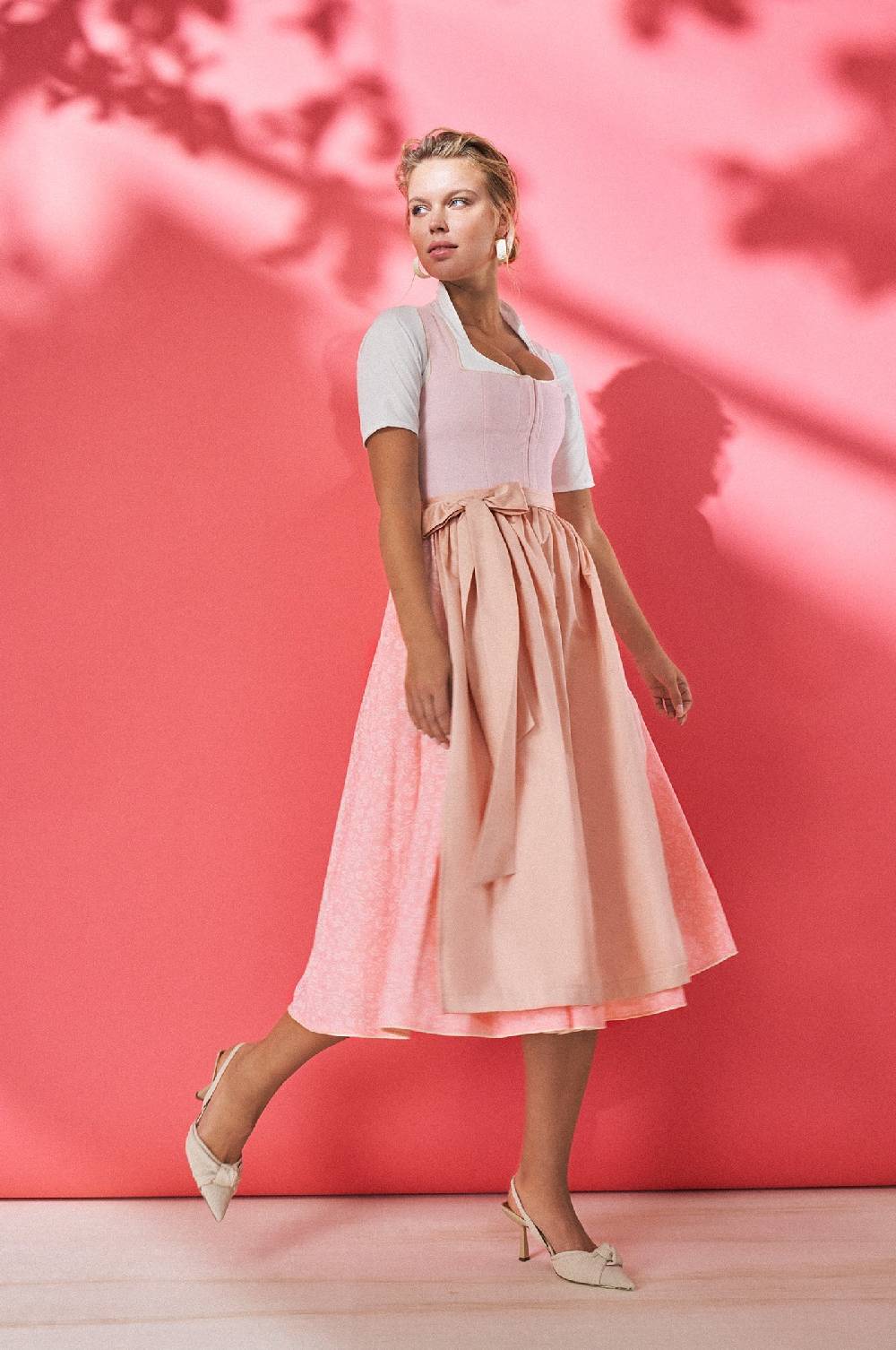 Kinga Mathe Dirndl Almeria In Peach