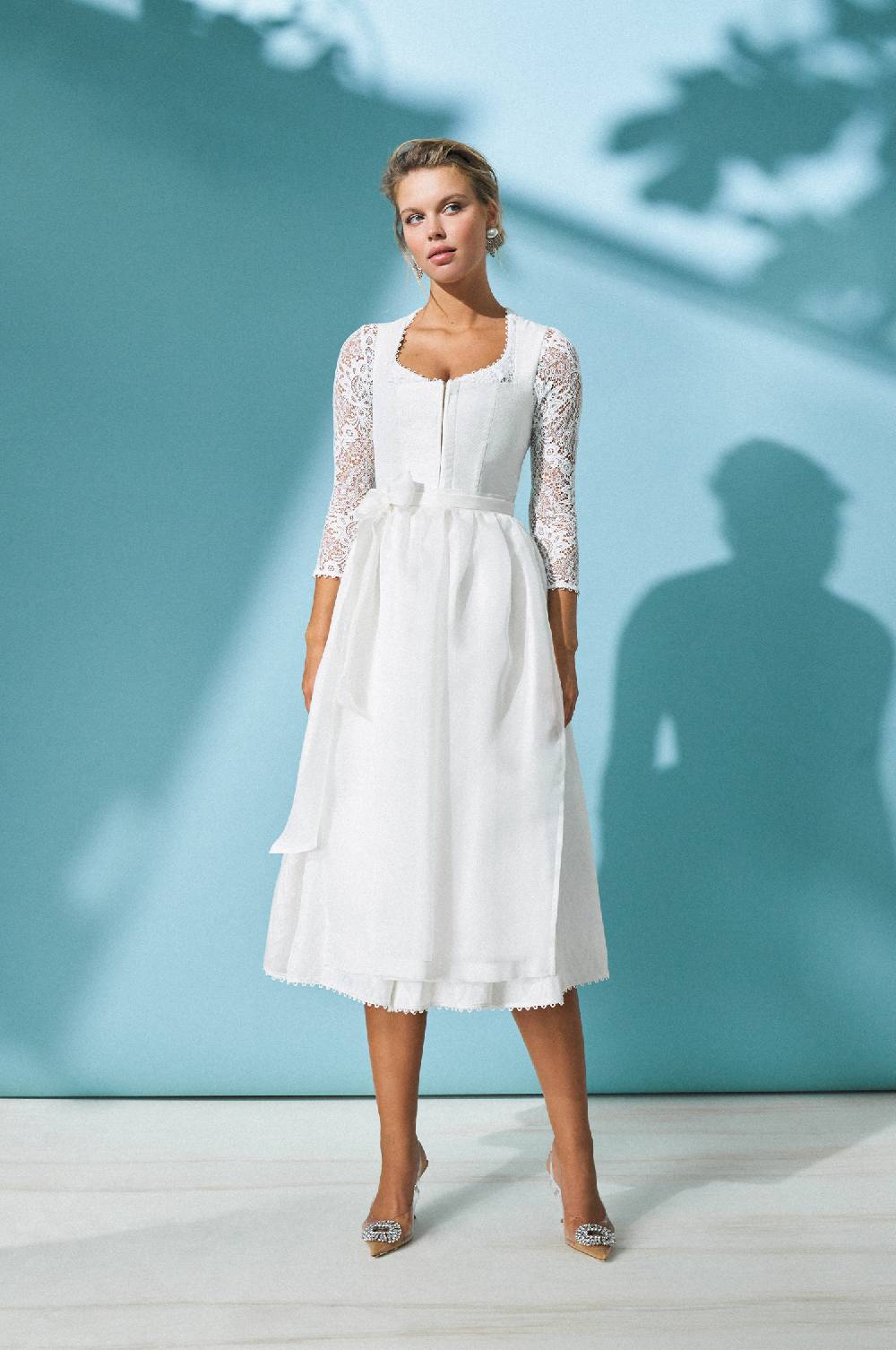 Kinga Mathe Dirndl Genova In Ivory