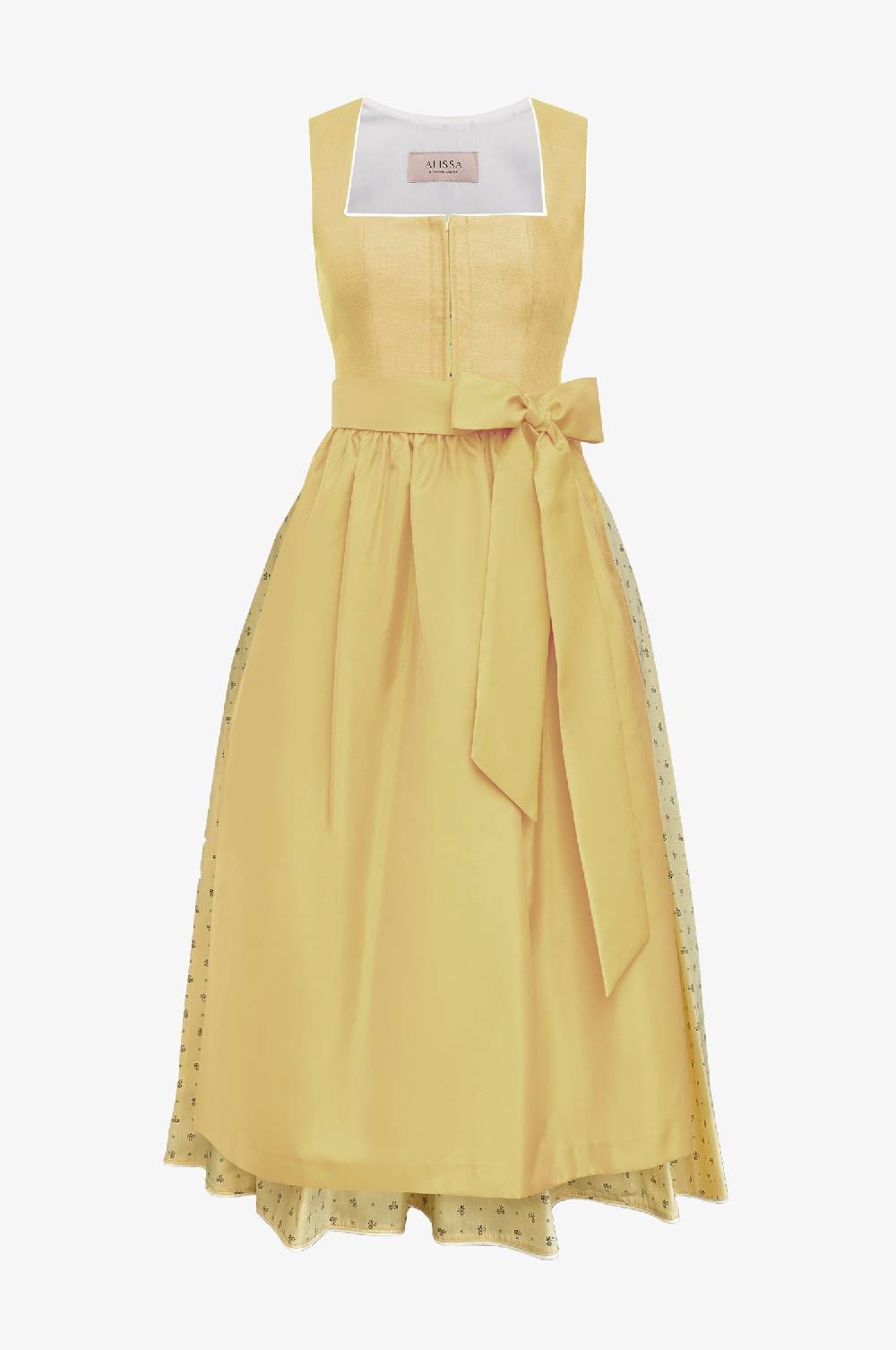 Kinga Mathe Dirndl Jana in Zitrone