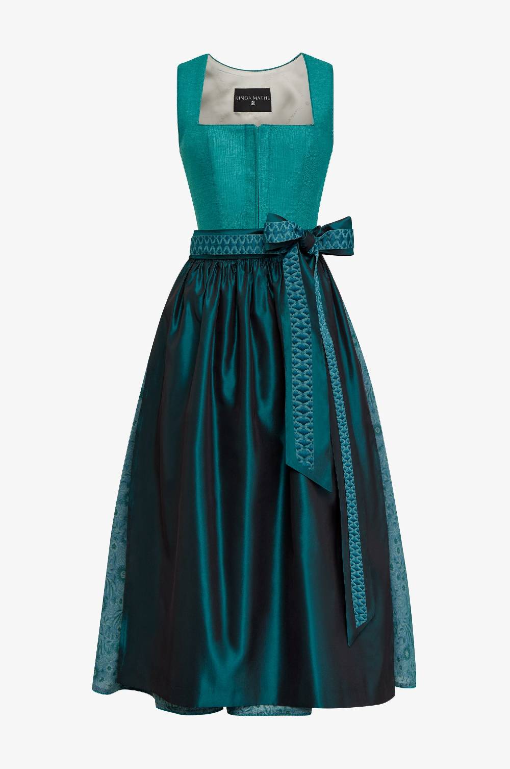 Kinga Mathe Dirndl Royan in Petrol