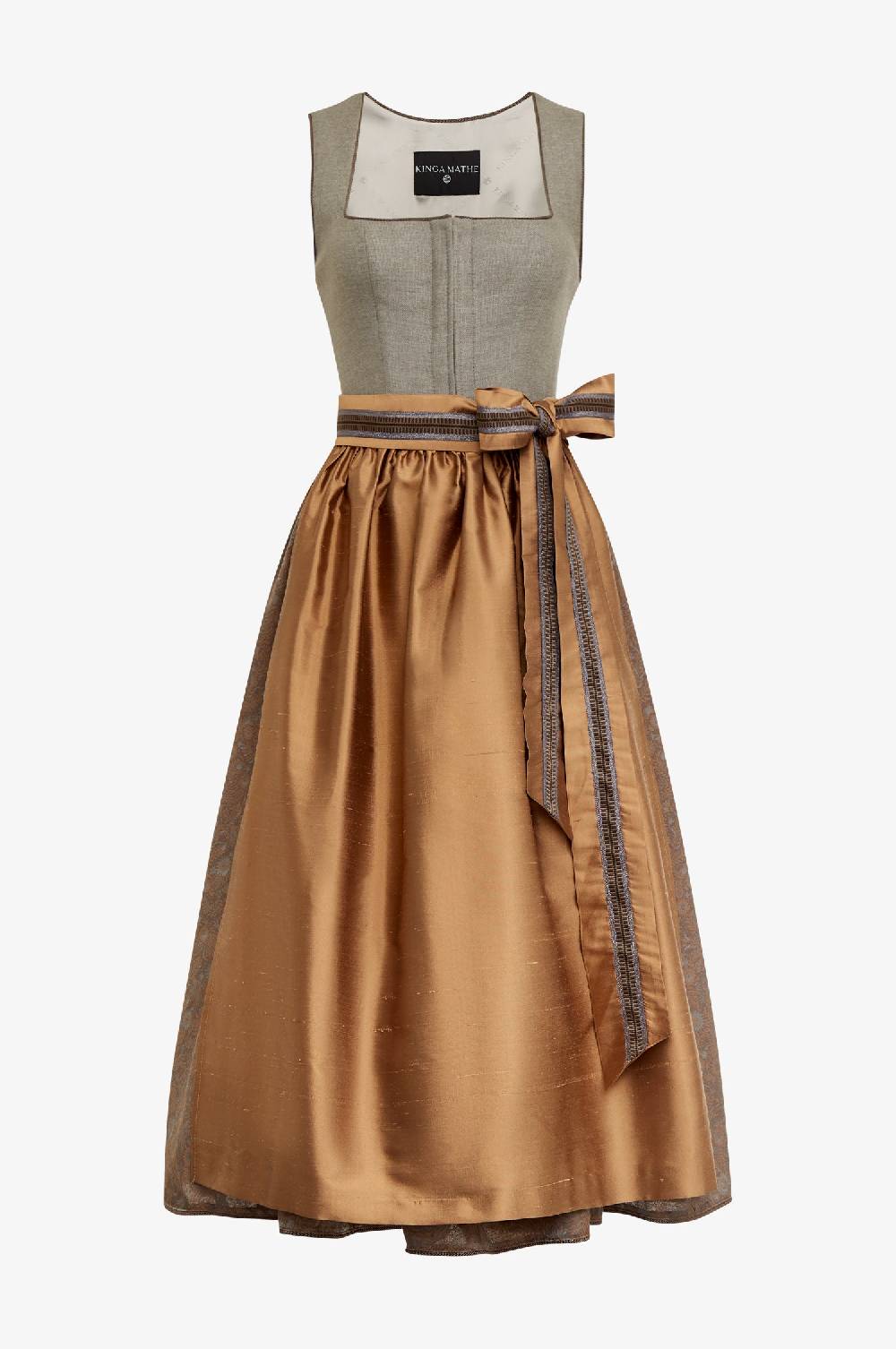 Kinga Mathe Dirndl Royan in Taupe