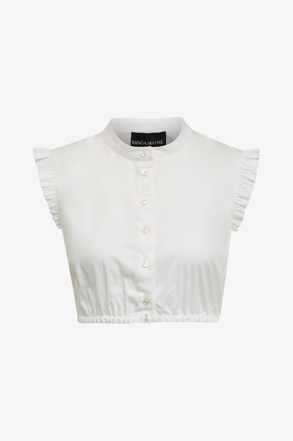 Kinga Mathe Dirndlbluse Emma in Weiß