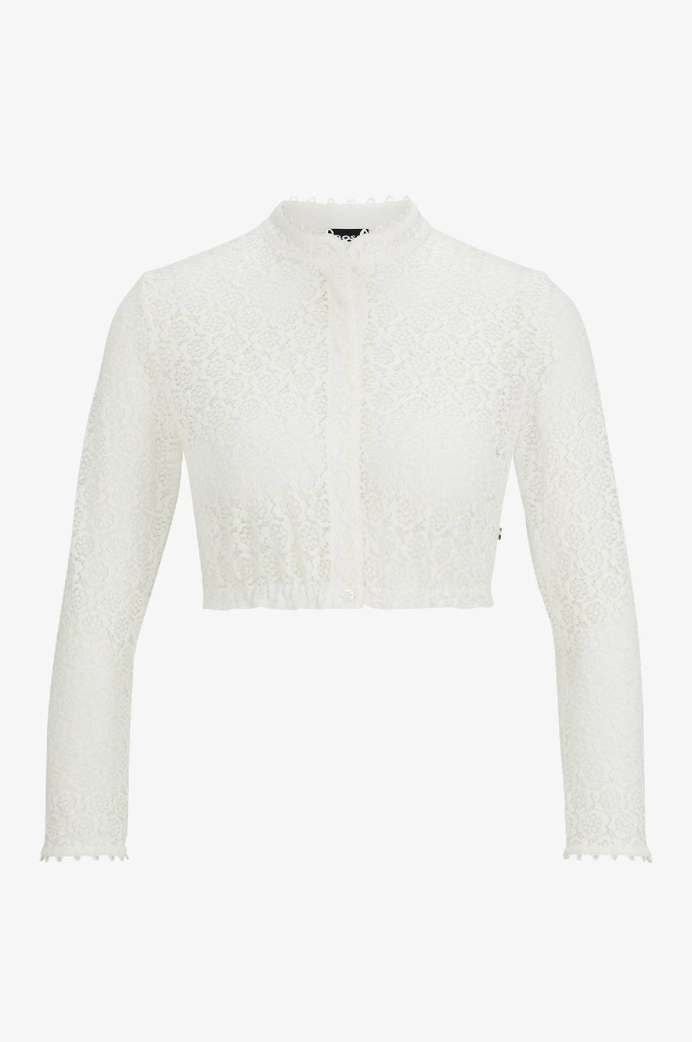 Kinga Mathe Dirndlbluse Evelyn BOSS in weiß