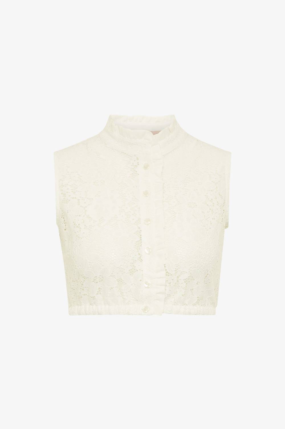 Kinga Mathe Dirndlbluse Gina in Cremeweiß