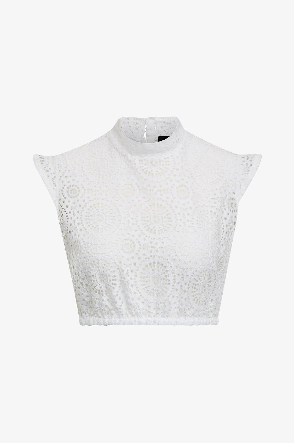 Kinga Mathe Dirndlbluse Heidi in Weiß