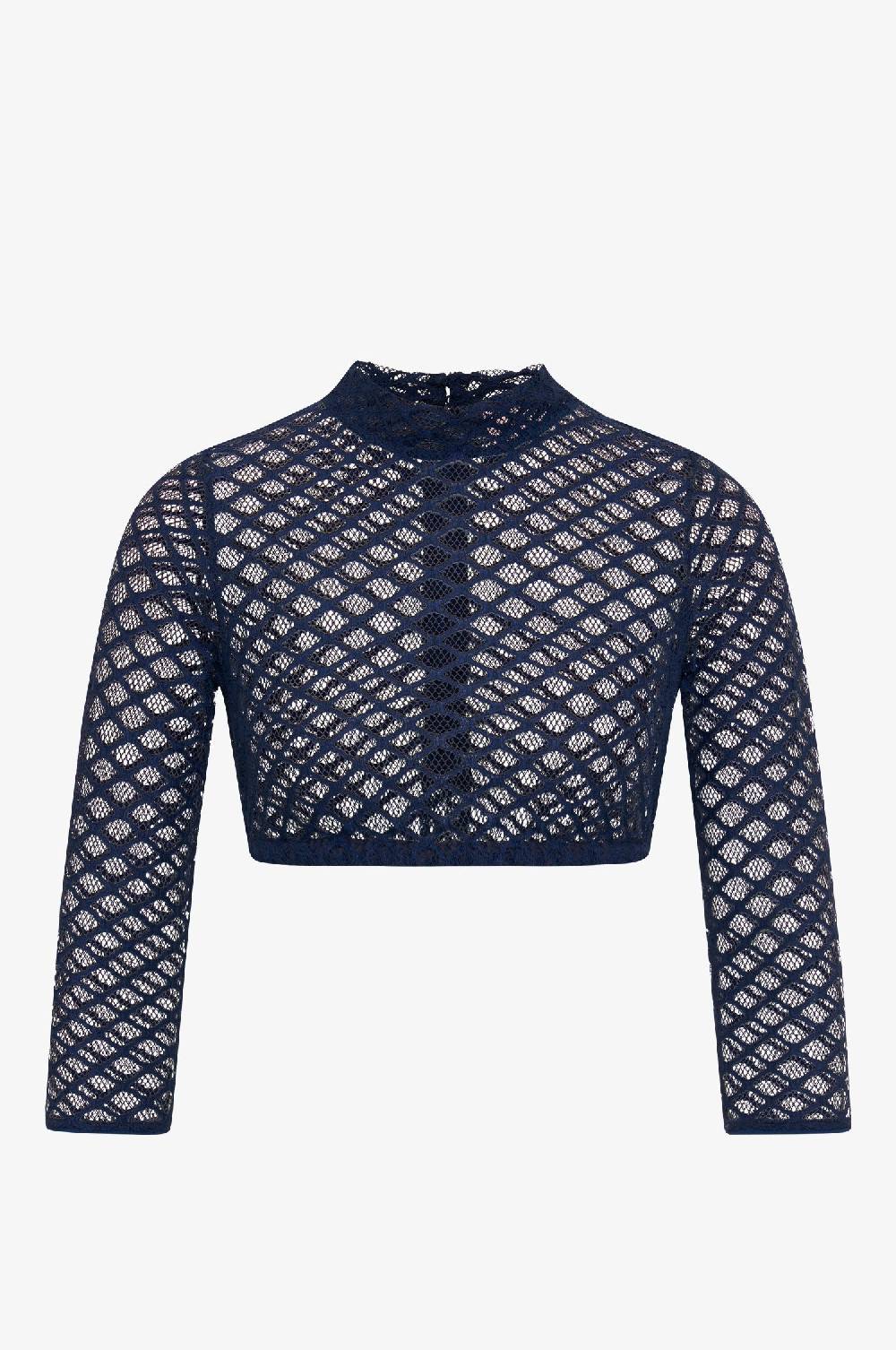 Kinga Mathe Dirndlbluse Inga in Marine