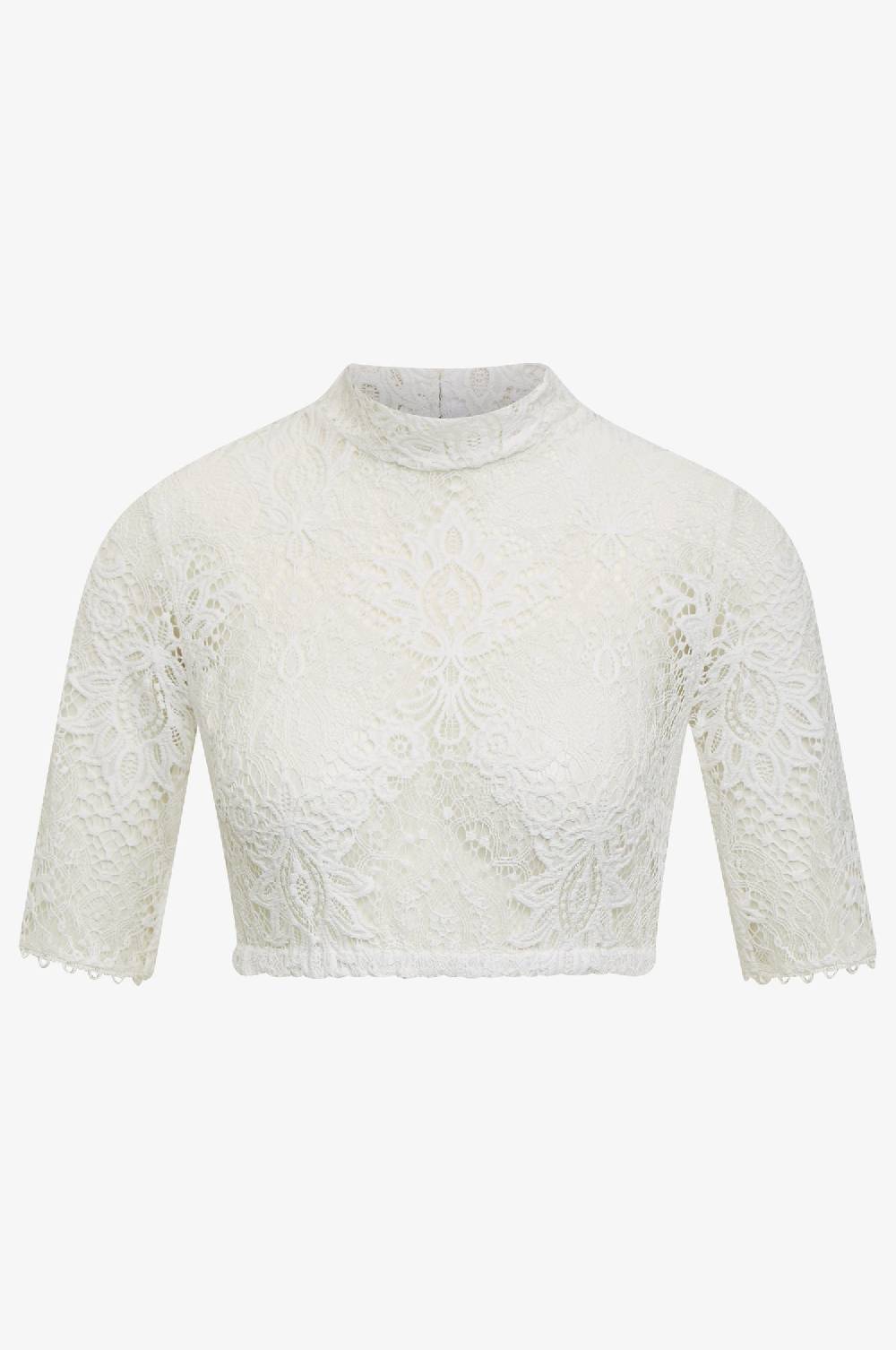 Kinga Mathe Dirndlbluse Inga in Weiß