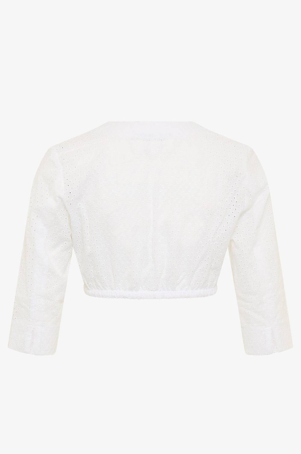 Kinga Mathe Dirndlbluse Lee In Weiß