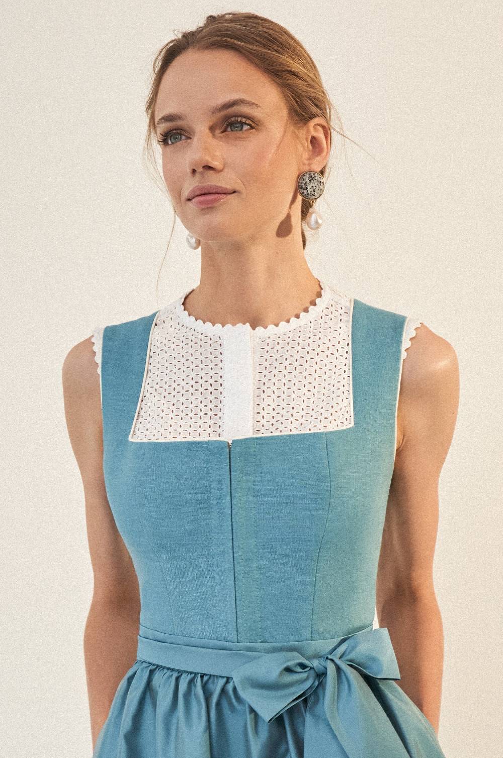 Kinga Mathe Dirndlbluse Romy In Weiß