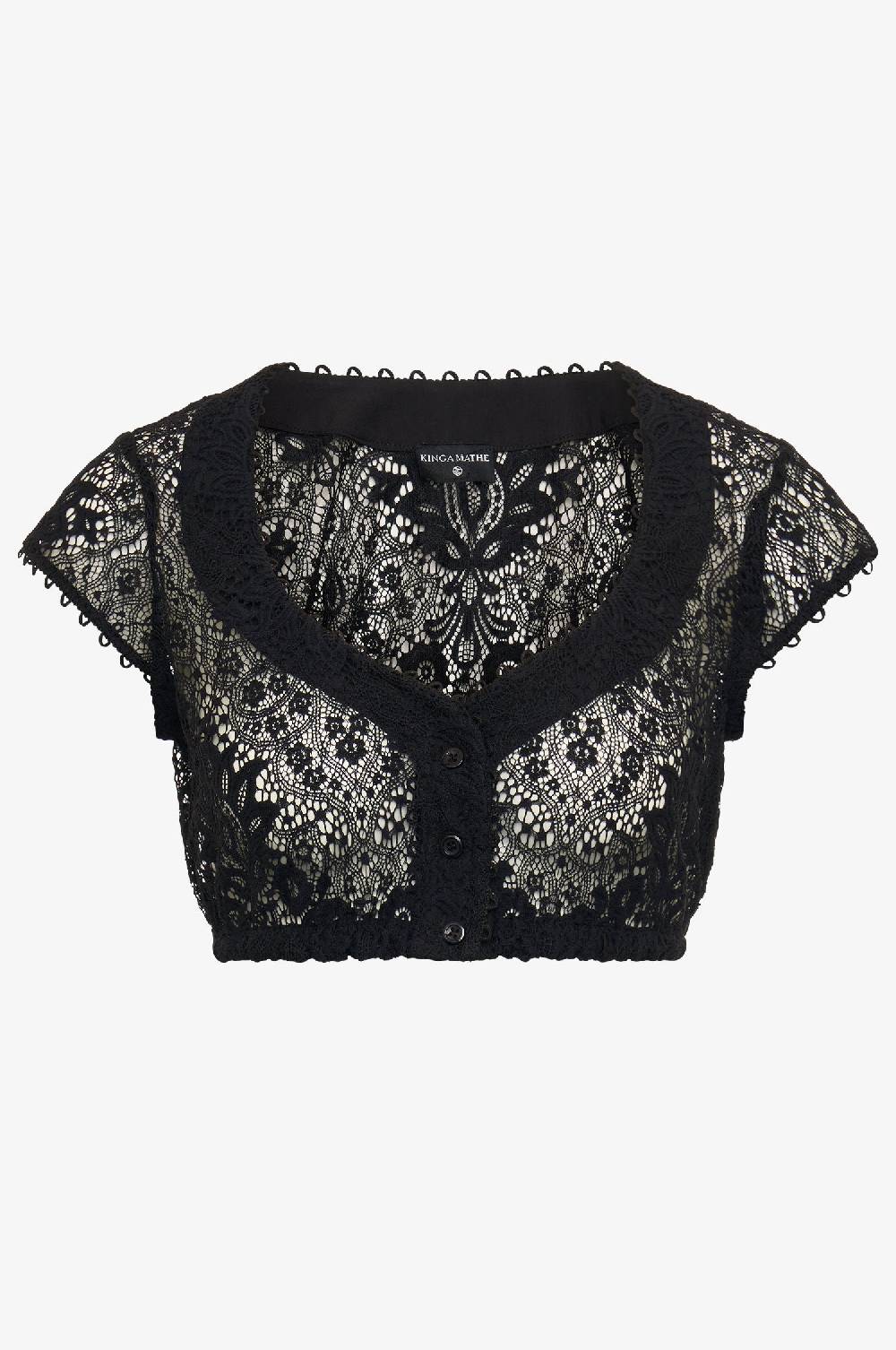 Kinga Mathe Dirndlbluse Samantha in Schwarz