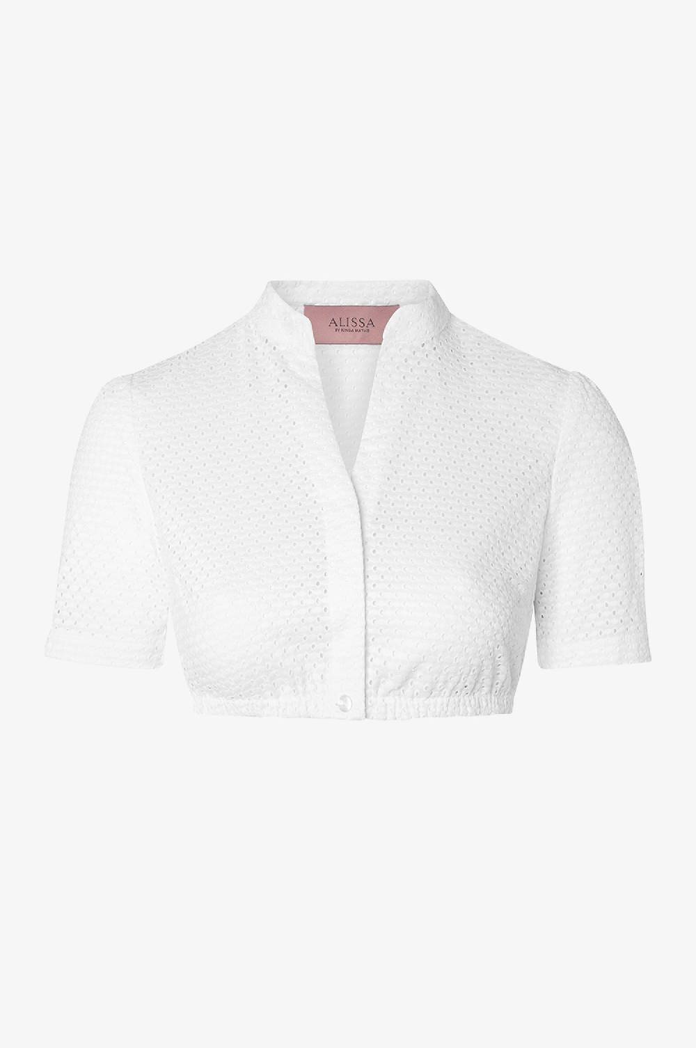 Kinga Mathe Dirndlbluse Suri in Weiß