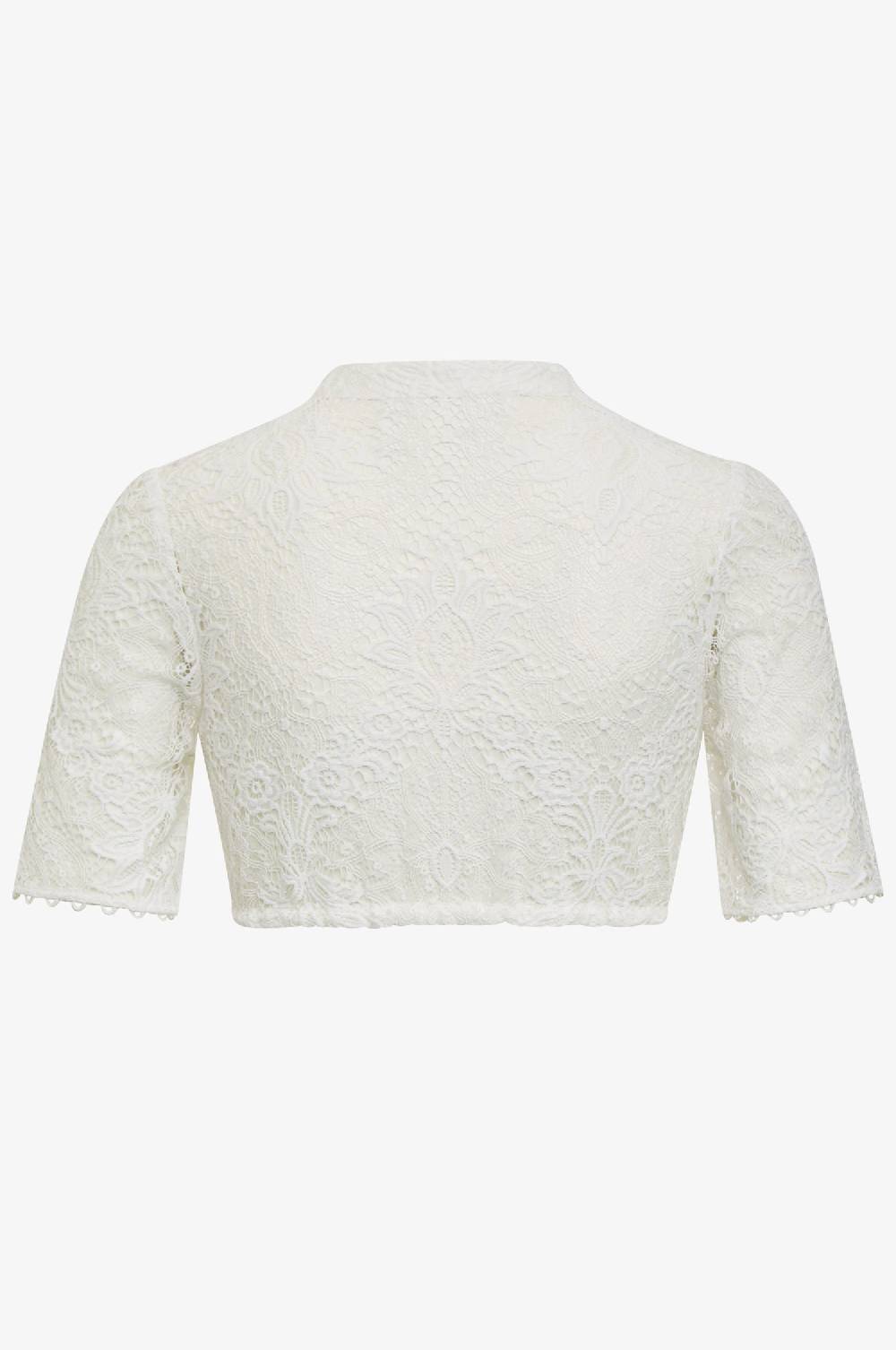 Kinga Mathe Dirndlbluse Suri Mit Halbarm In Weiß