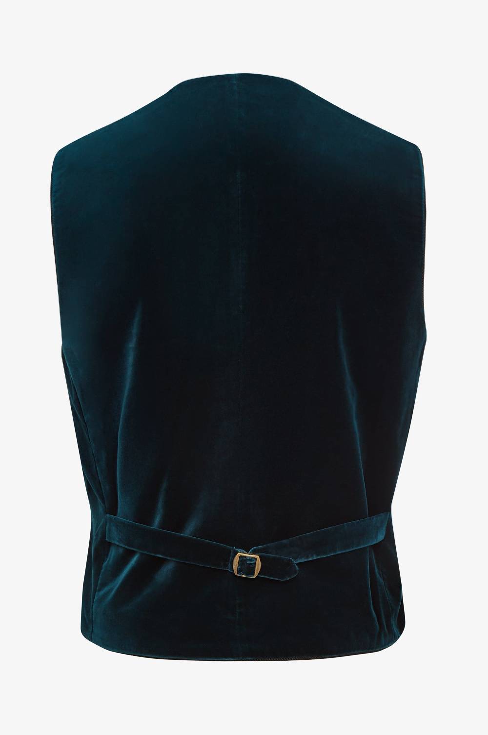 Kinga Mathe Gilet Florian Aus Samt In Petrol
