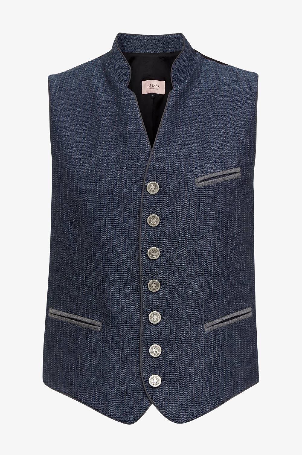 Kinga Mathe Gilet Henry in Blau