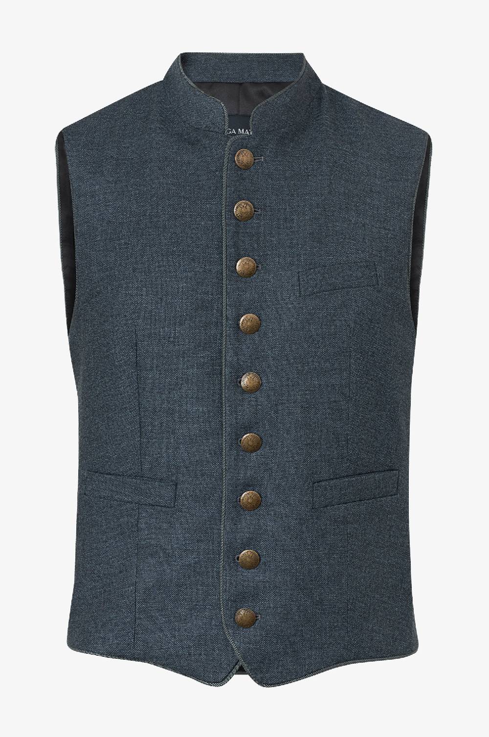 Kinga Mathe Gilet Nick aus Wolle in Anthrazit