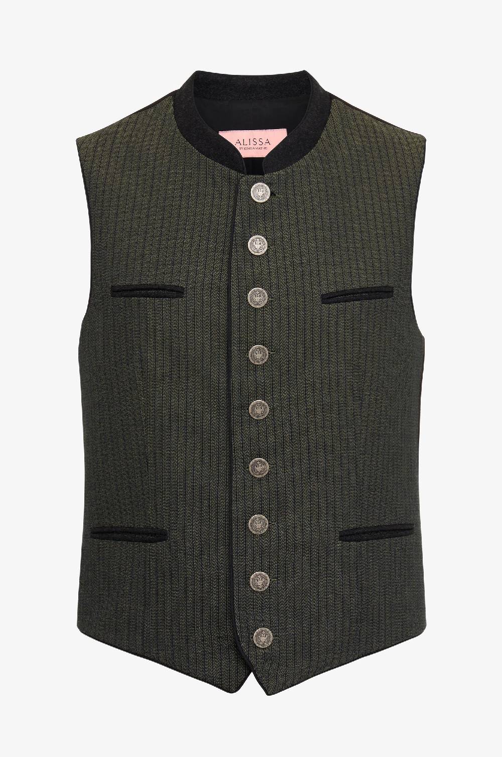 Kinga Mathe Gilet Tristan in Olive