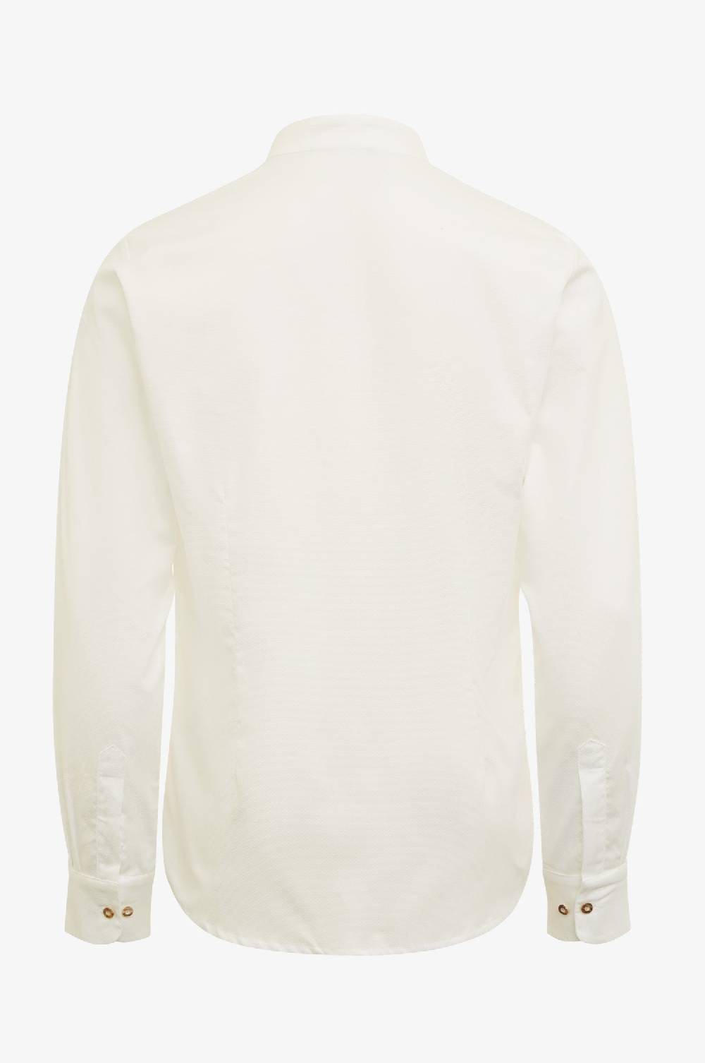 Kinga Mathe Hemd Leo Mit Hornknöpfen In Weiß