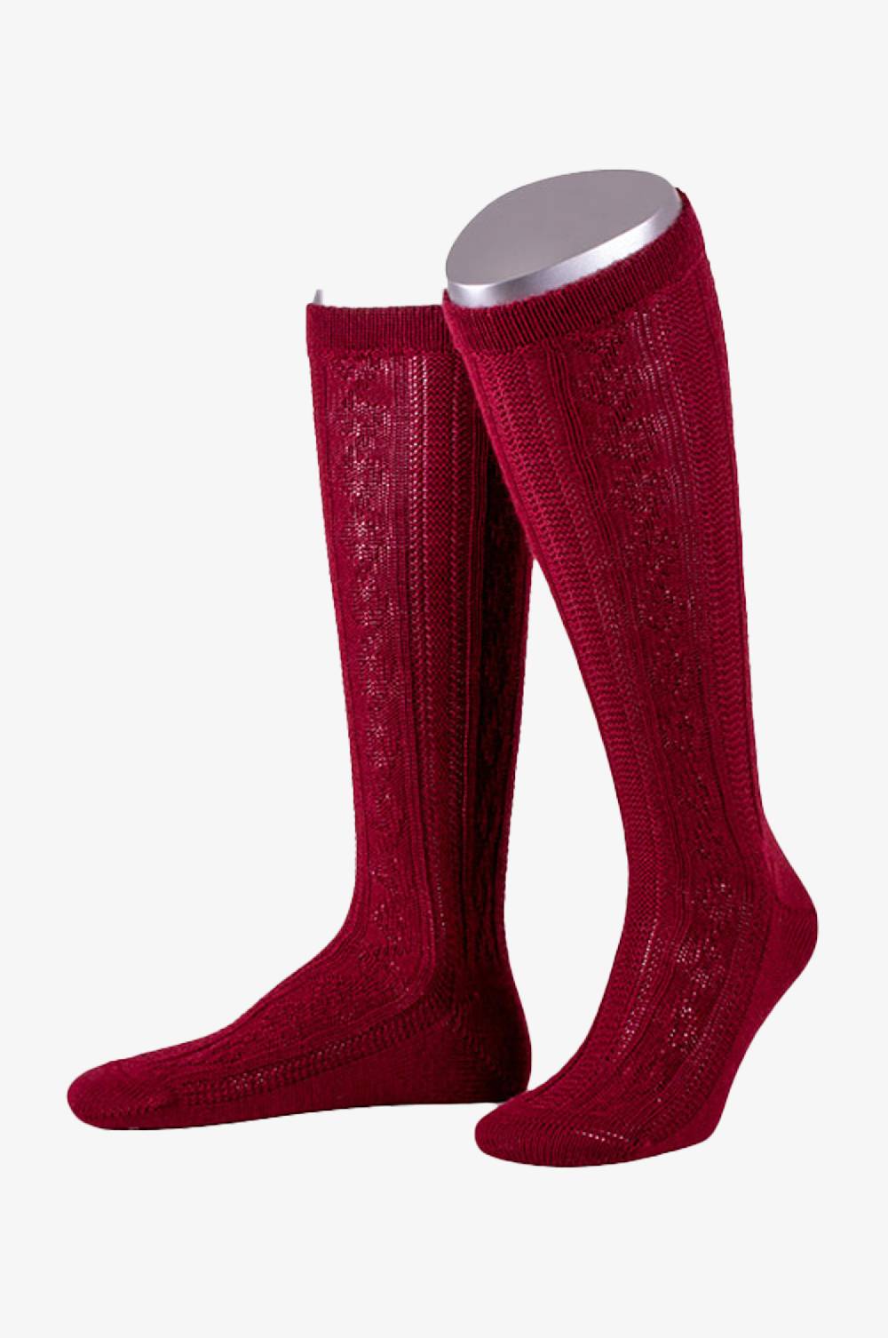 Kinga Mathe Herren Kniestrümpfe in Bordeaux