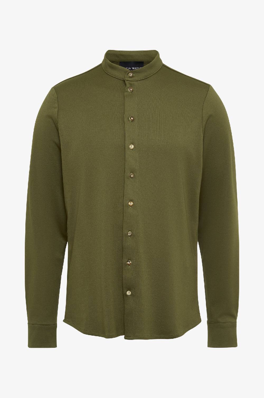 Kinga Mathe Jersey Hemd Leo in Olive