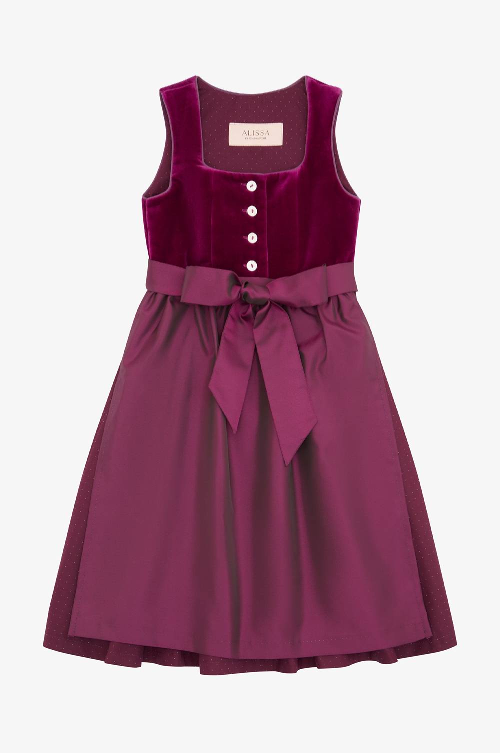 Kinga Mathe Kinderdirndl Alice in Fuchsia