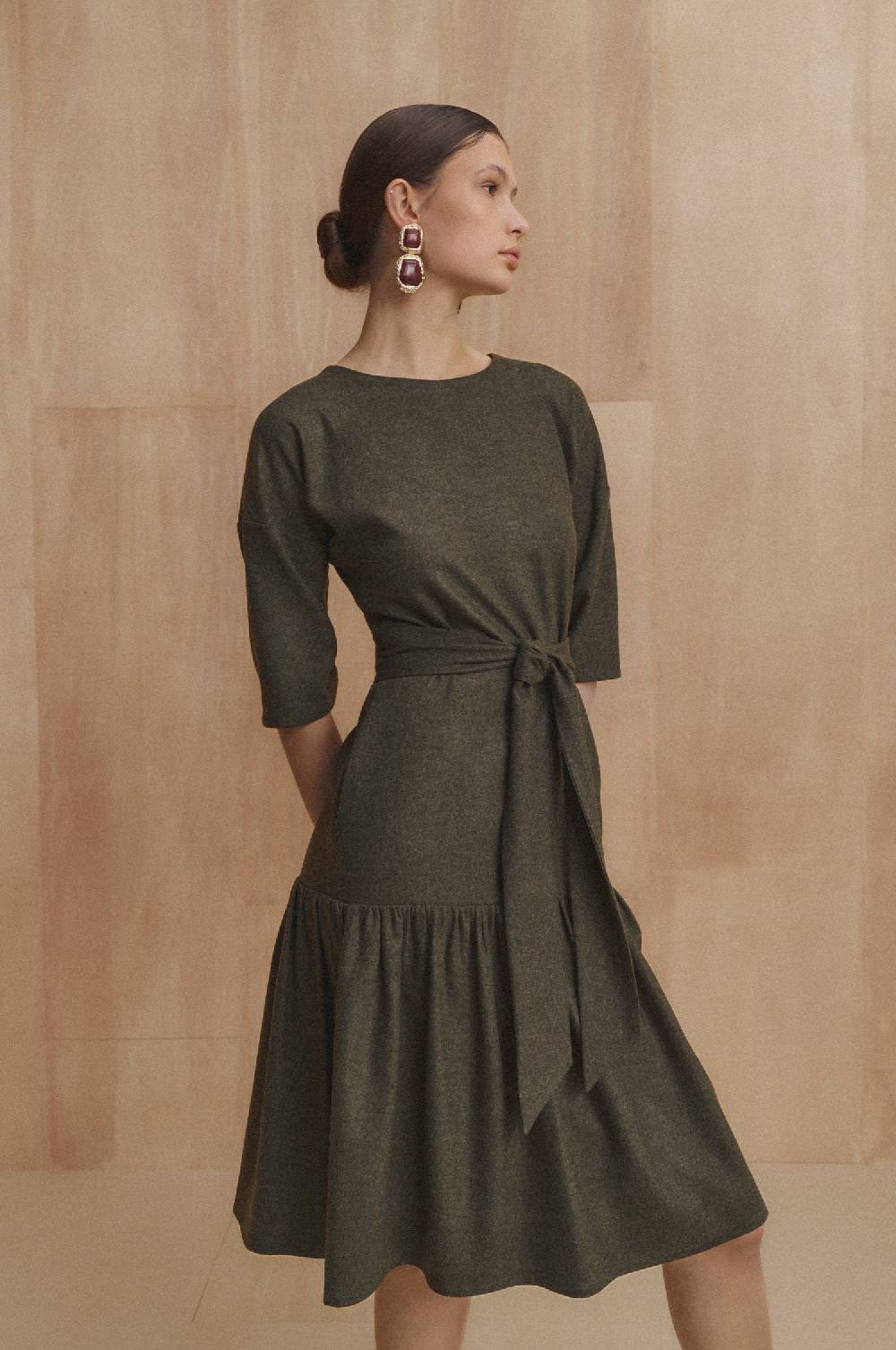 Kinga Mathe Kleid Isabella In Loden