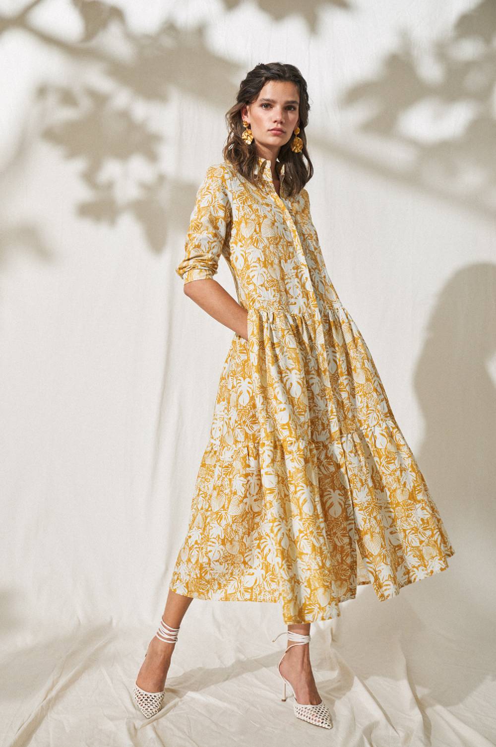 Kinga Mathe Kleid Kimi In Senf