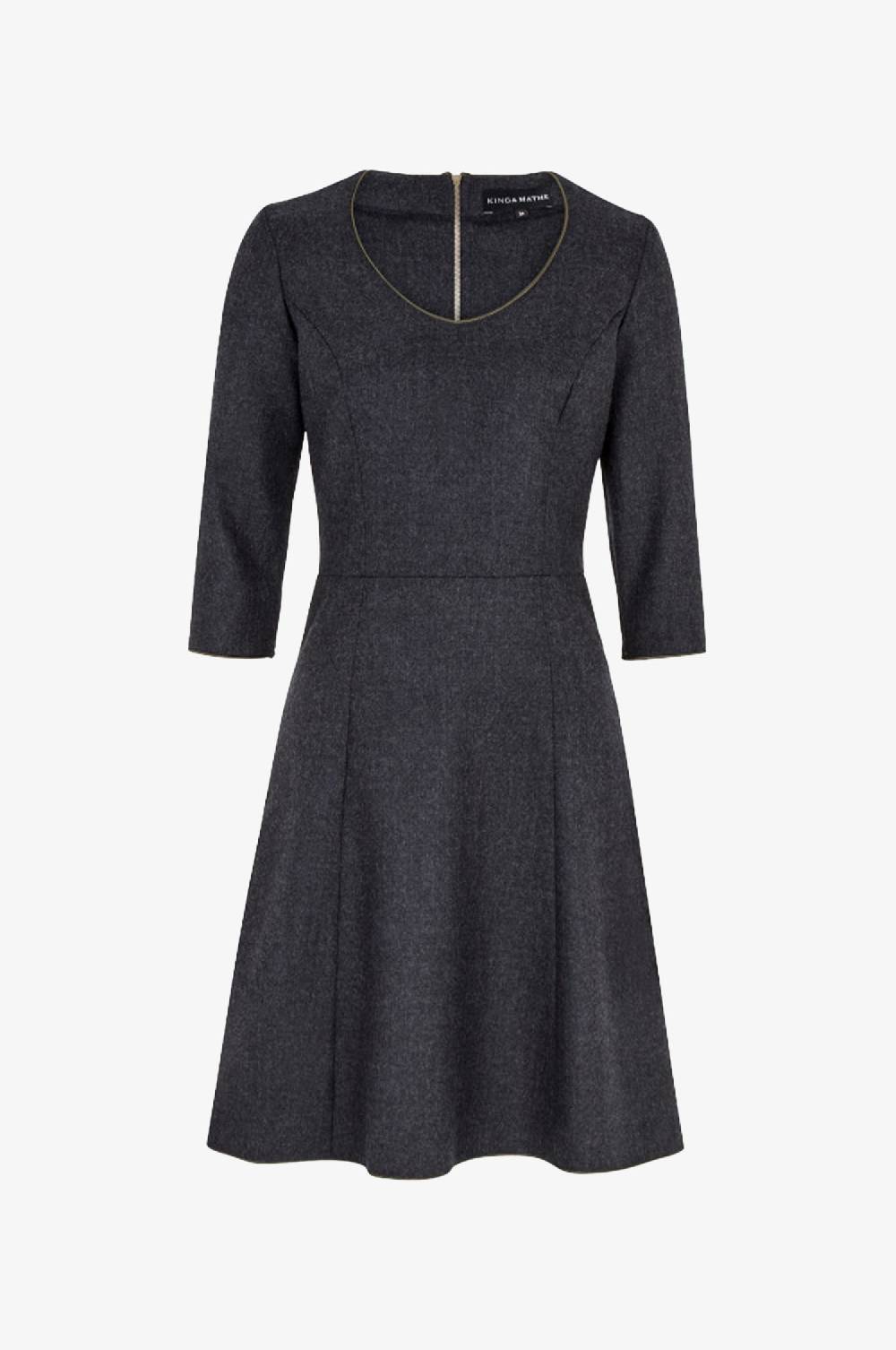 Kinga Mathe Kleid Melissa in Anthrazit