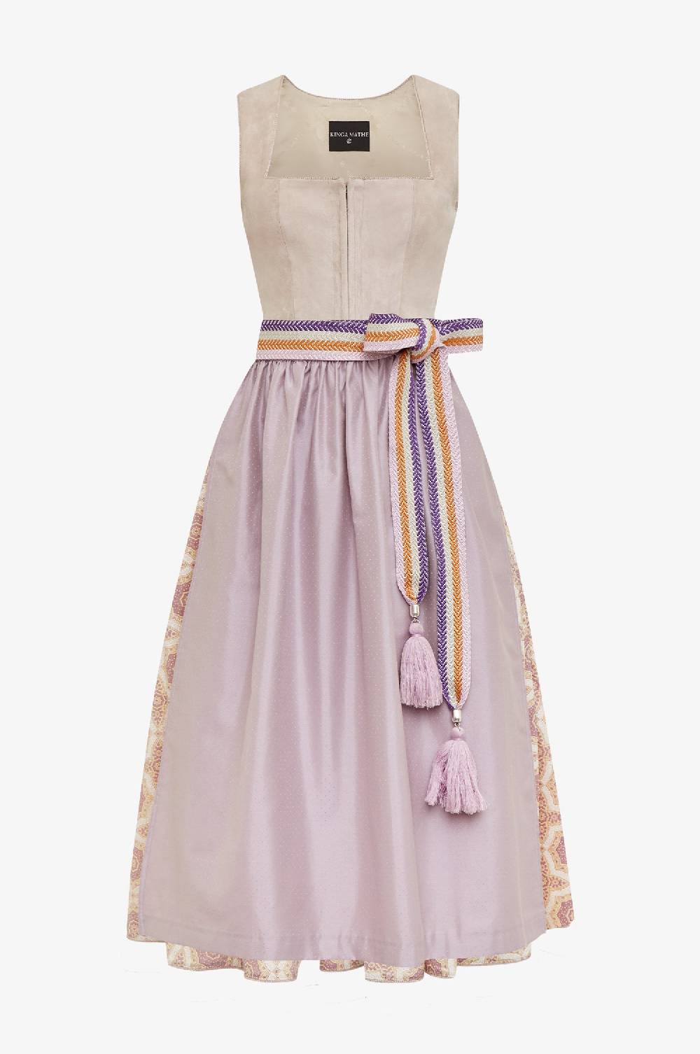 Kinga Mathe Lederdirndl Amapa in Mauve