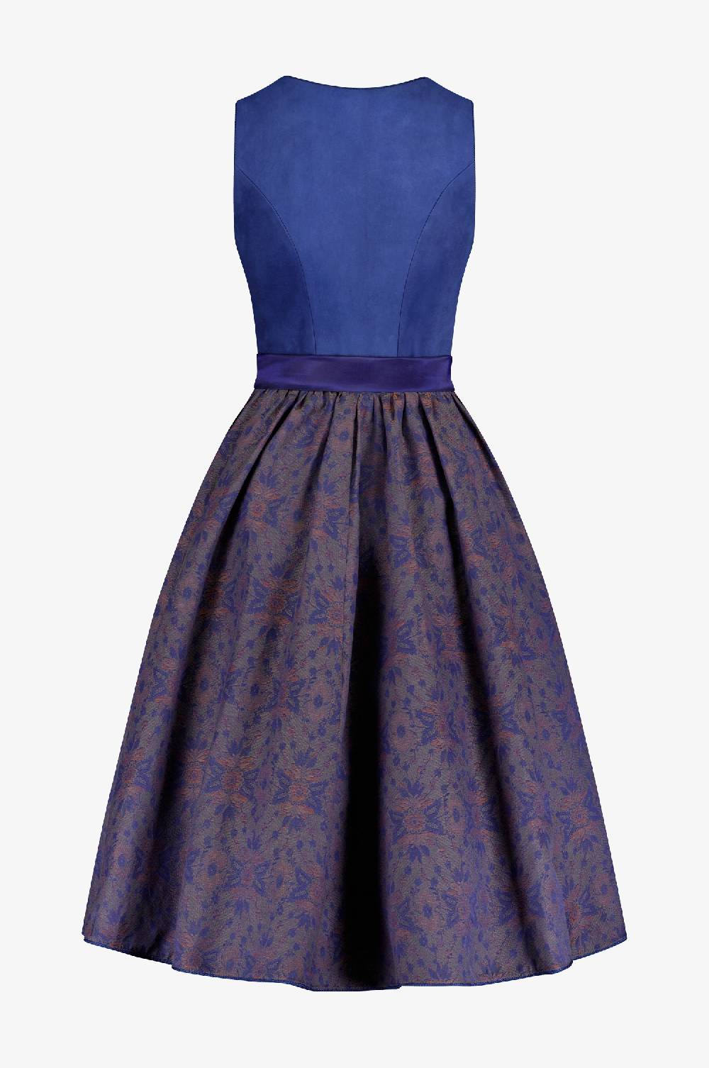 Kinga Mathe Lederdirndl Panama In Blau