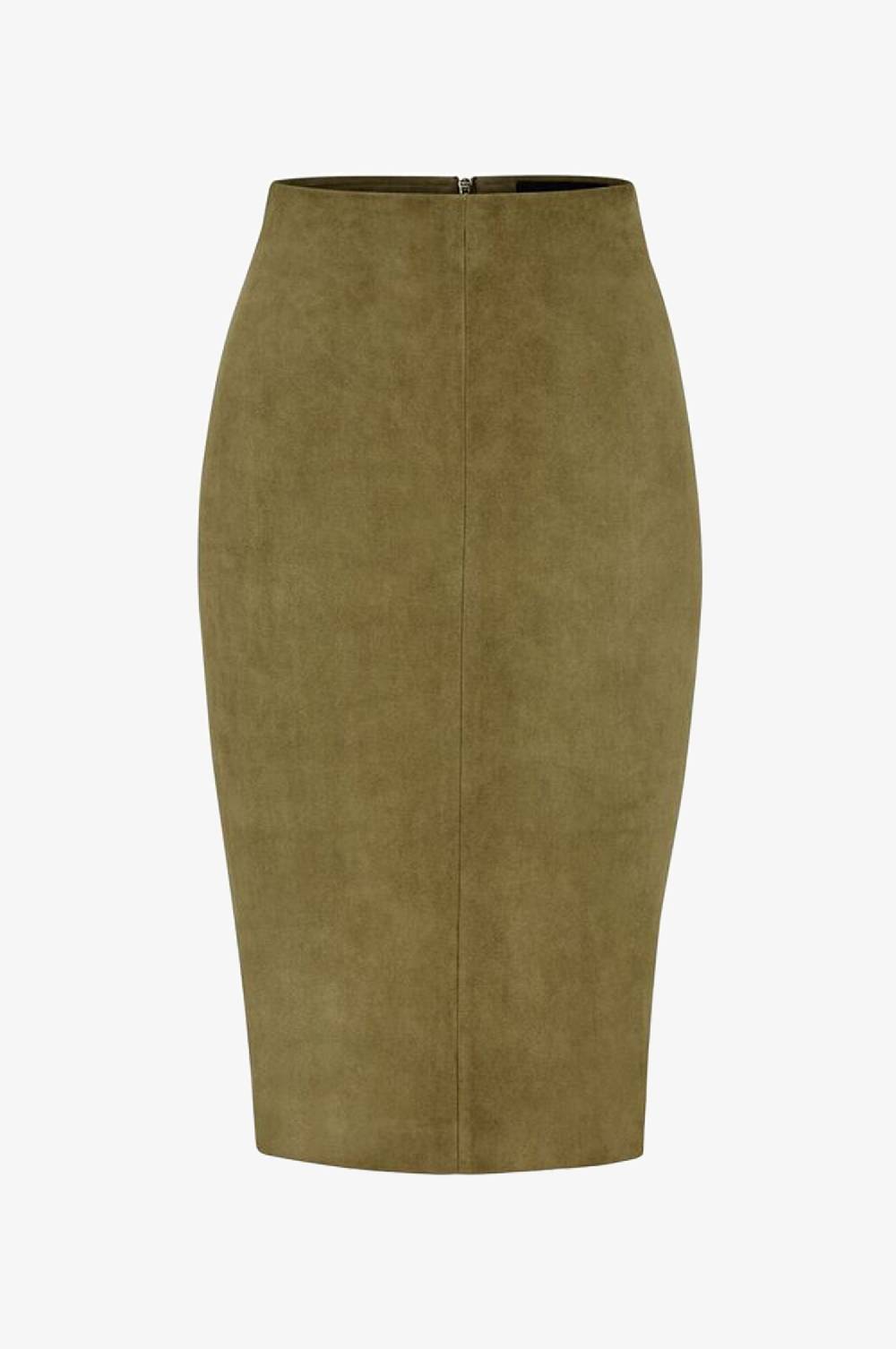 Kinga Mathe Lederrock Deborah in Khaki