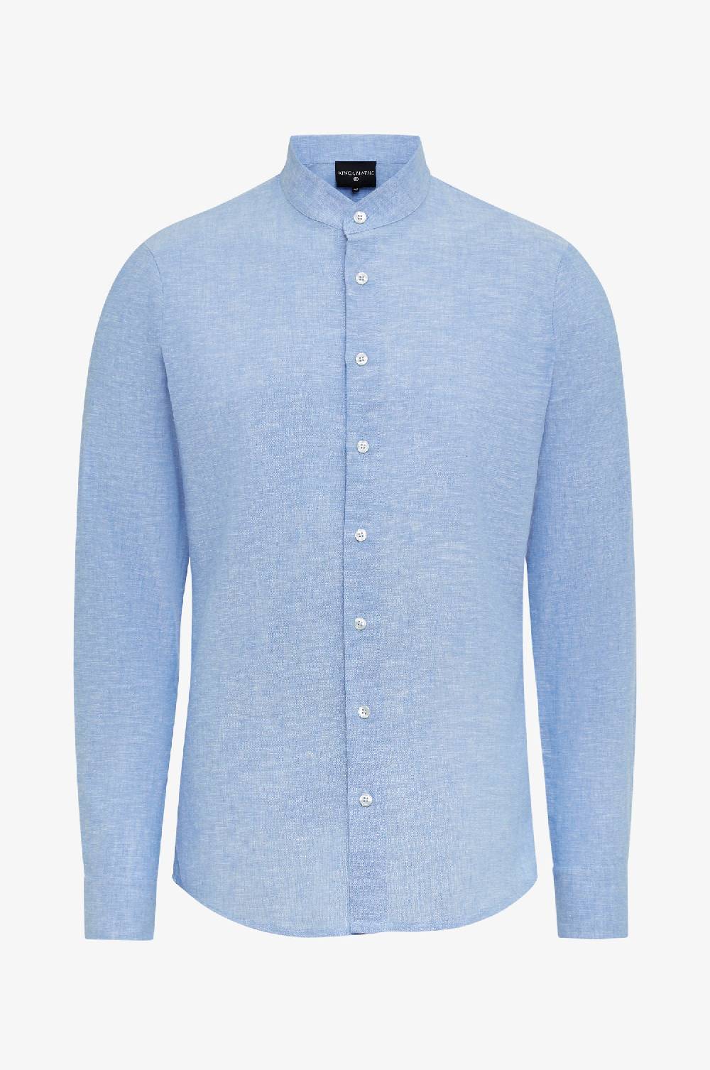 Kinga Mathe Leinenhemd Leo in Blau