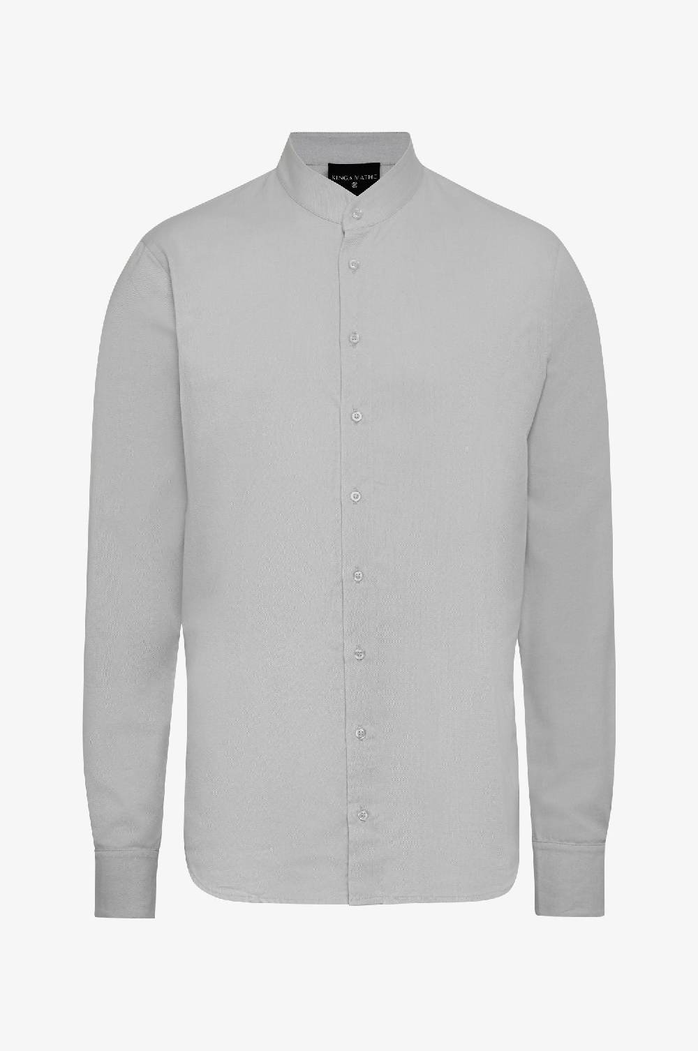 Kinga Mathe Leo Hemd in Hellgrau