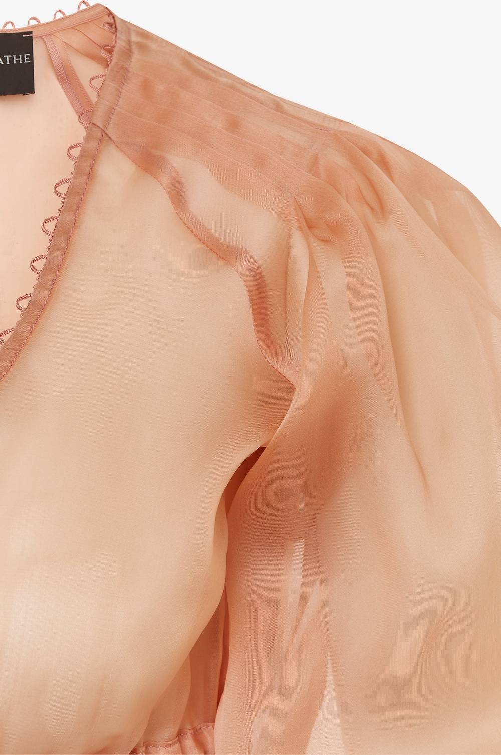 Kinga Mathe Organzabluse Kaira In Puder