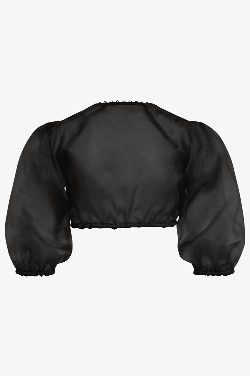 Kinga Mathe Organzabluse Kaira In Schwarz