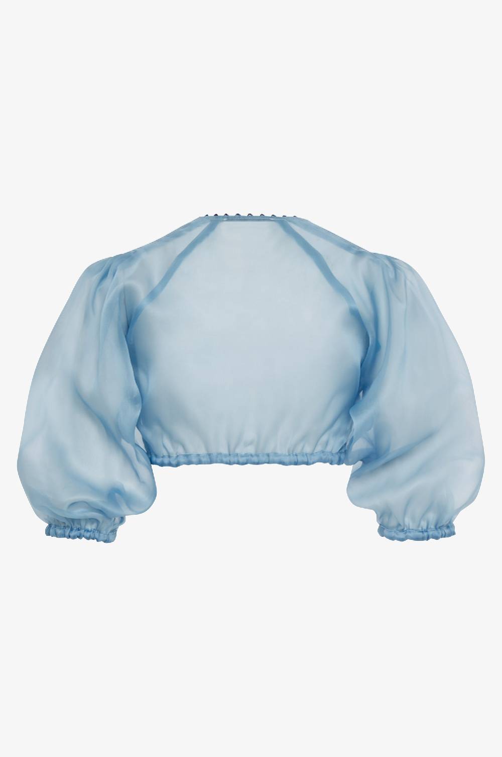 Kinga Mathe Organzabluse Kaira In Taubenblau