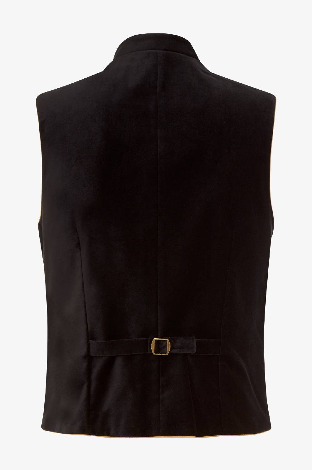 Kinga Mathe Samt Gilet Nick In Schwarz