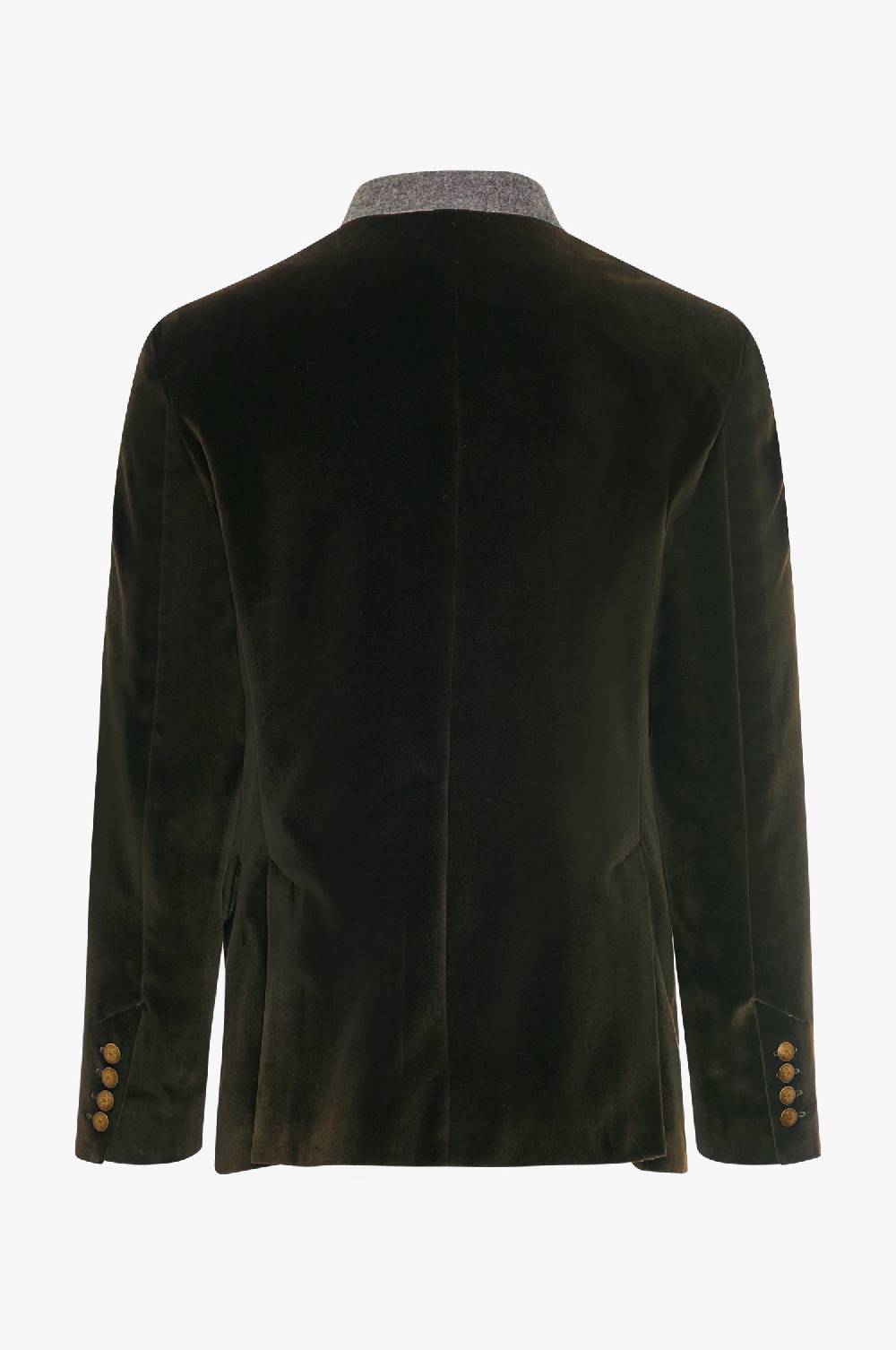 Kinga Mathe Samt Janker Maxim In Olive