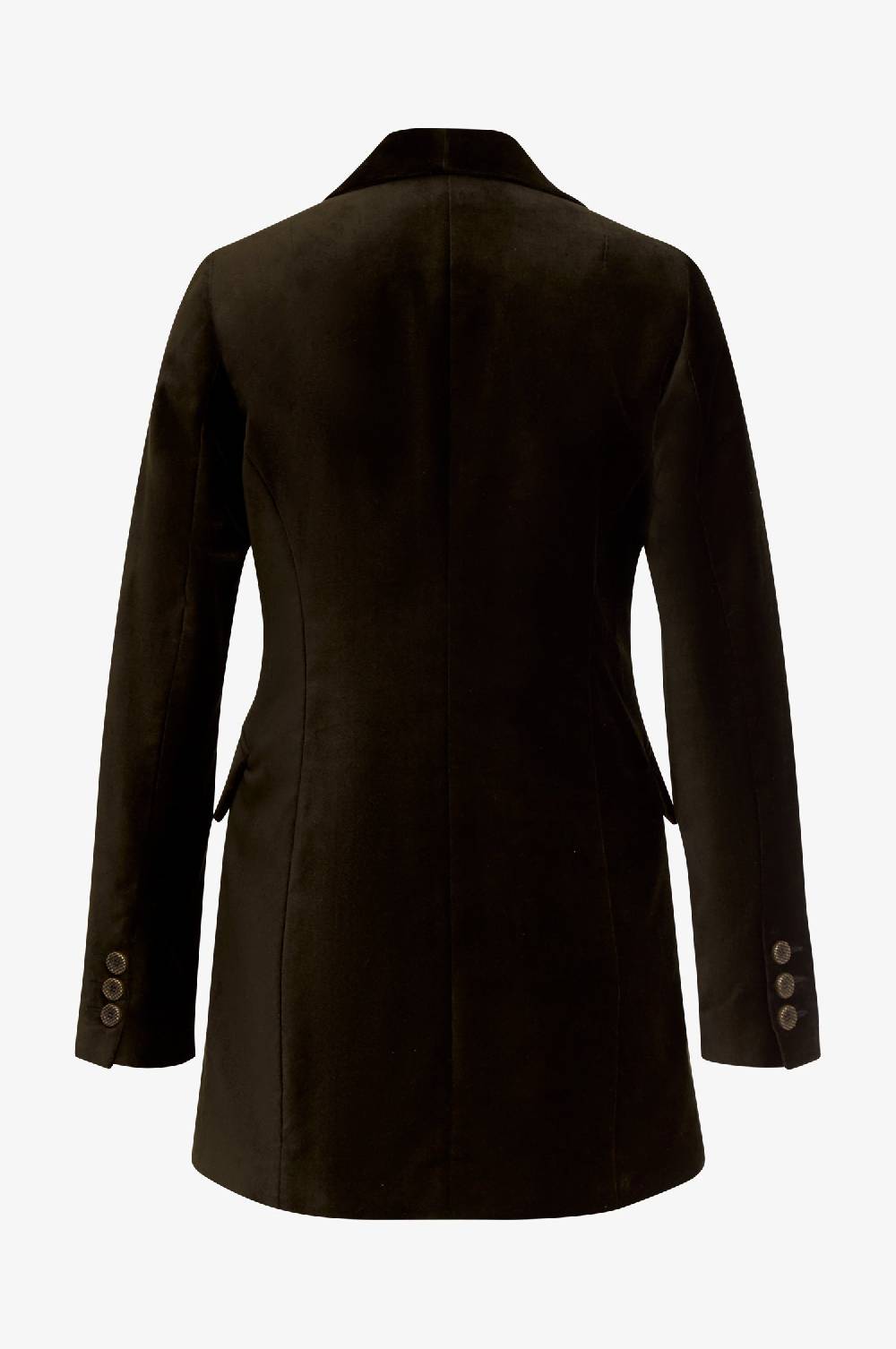 Kinga Mathe Samtblazer Jasmin In Olive