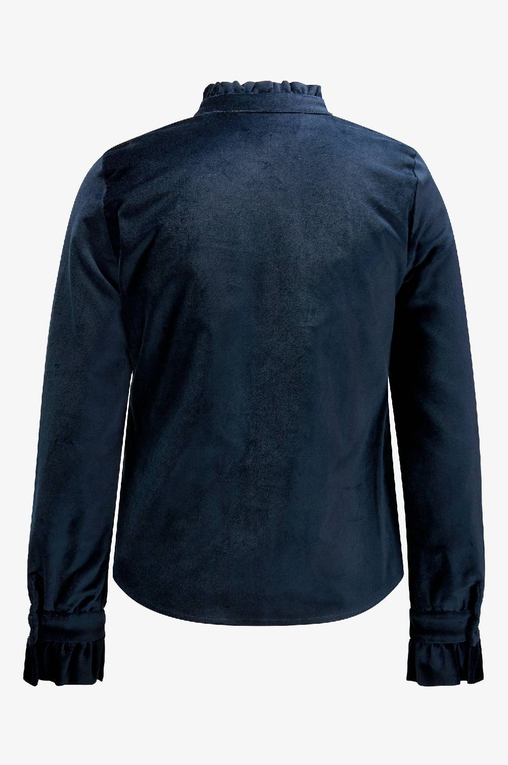 Kinga Mathe Samtbluse Lady In Nachtblau