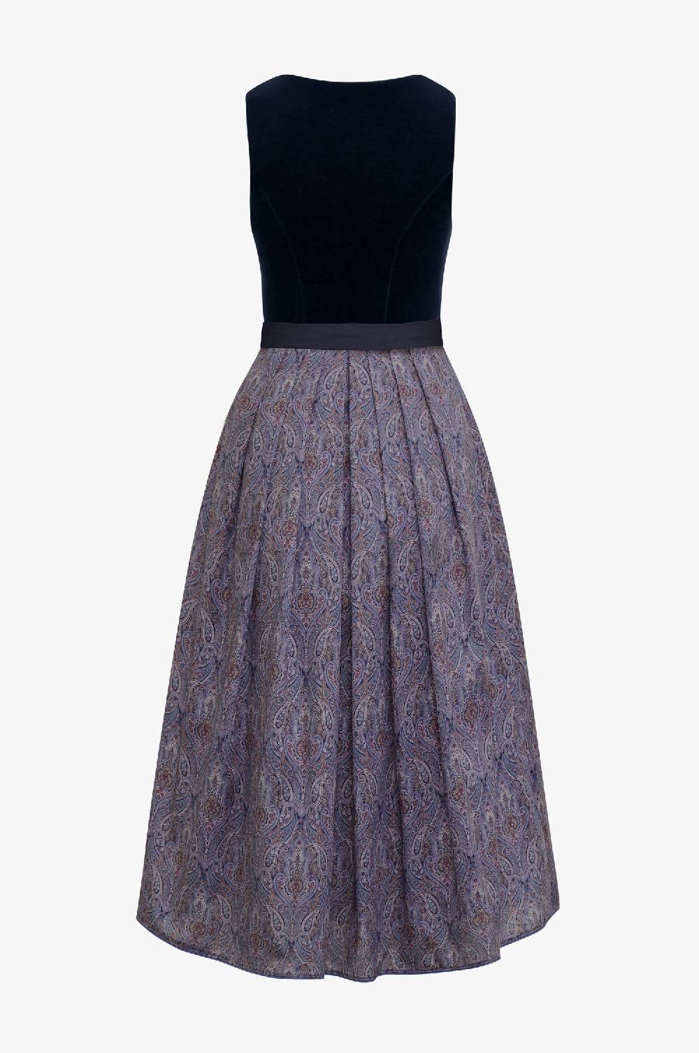 Kinga Mathe Samtdirndl Olivia In Nachtblau