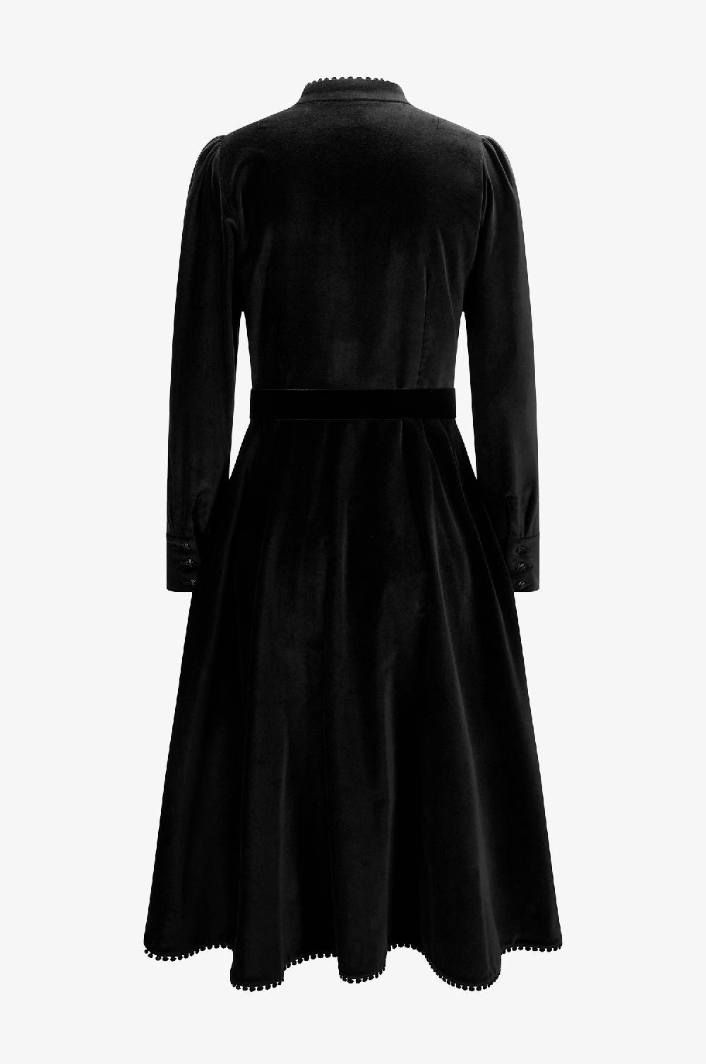 Kinga Mathe Samtkleid Ann In Schwarz