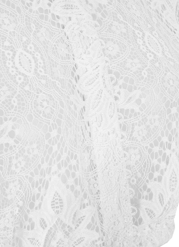 Kinga Mathe Spitzenbluse Evelyn In Cremeweiß