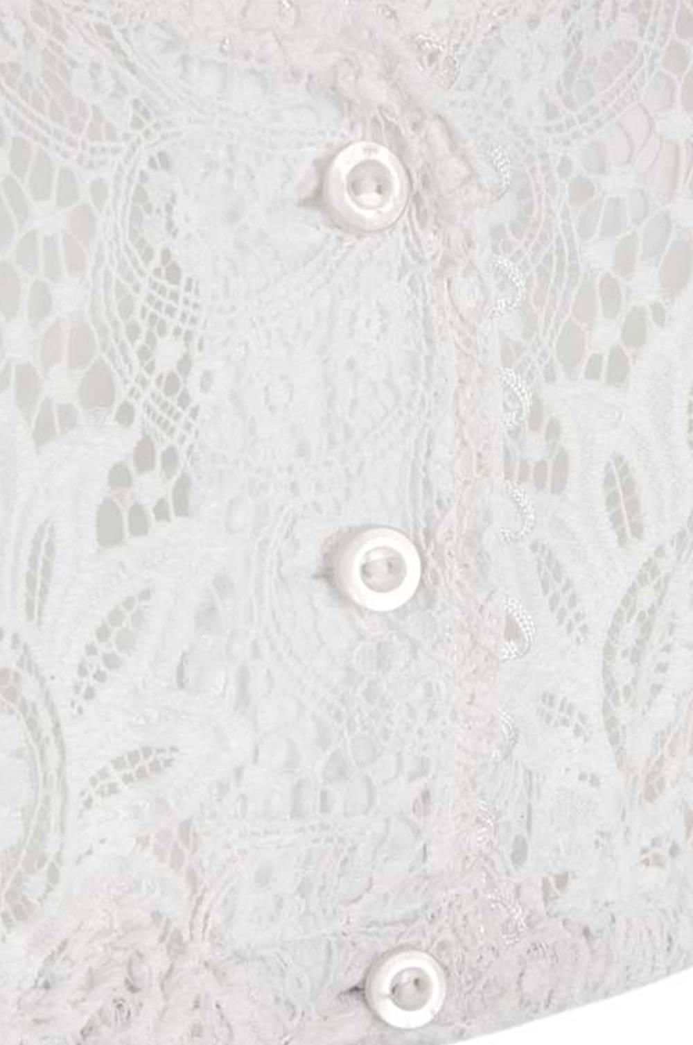 Kinga Mathe Spitzenbluse Samantha In Cremeweiß