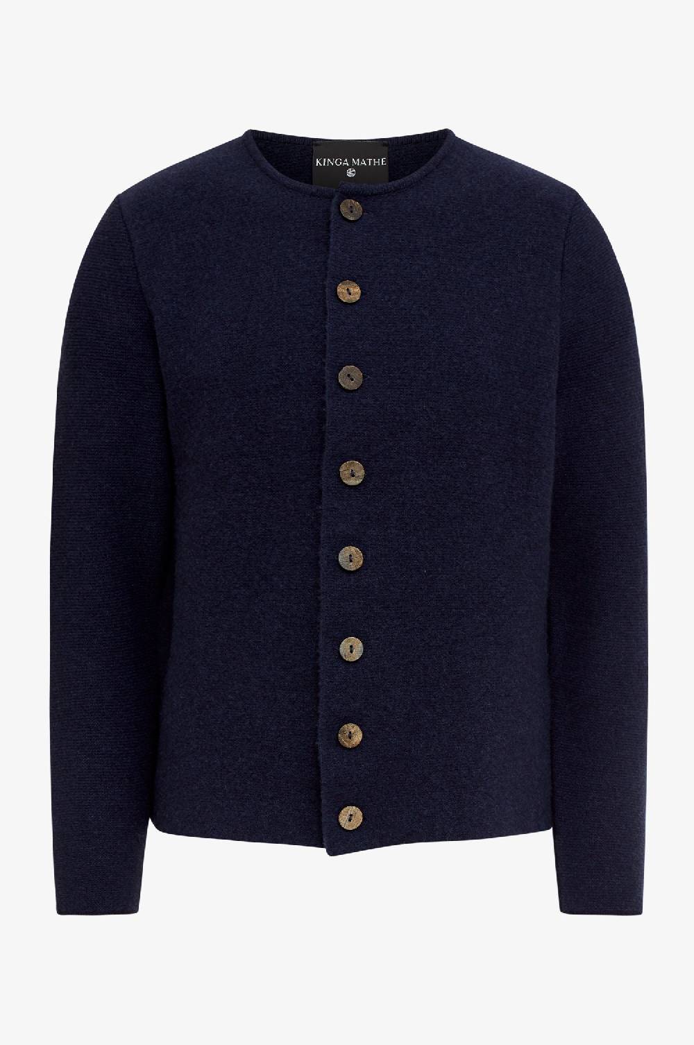 Kinga Mathe Strickjacke Fabian in Nachtblau
