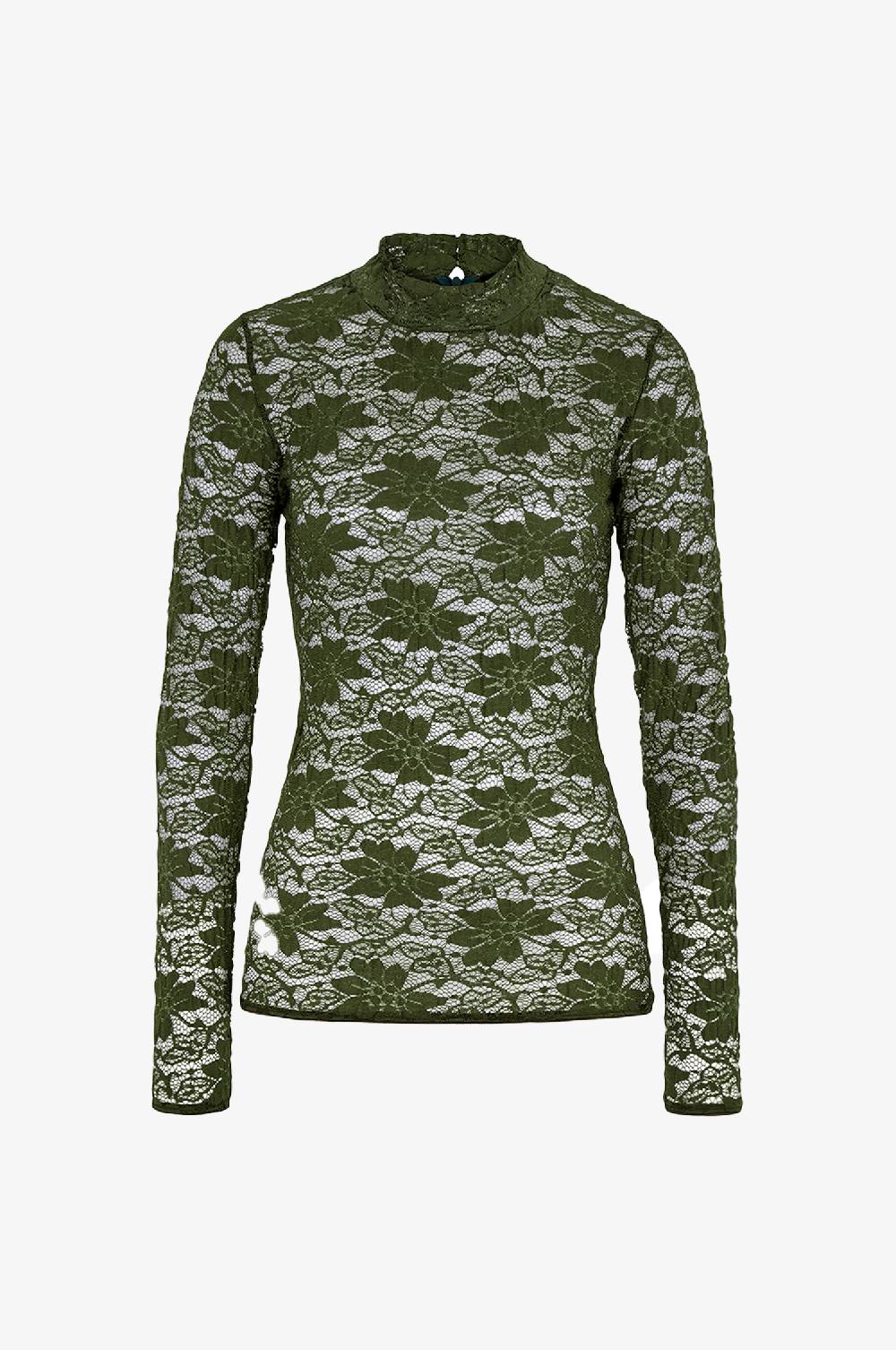 Kinga Mathe Top Carin in Olive