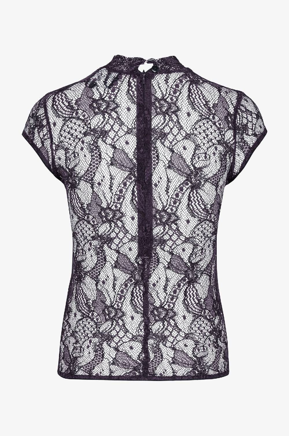 Kinga Mathe Top Charlotte In Aubergine