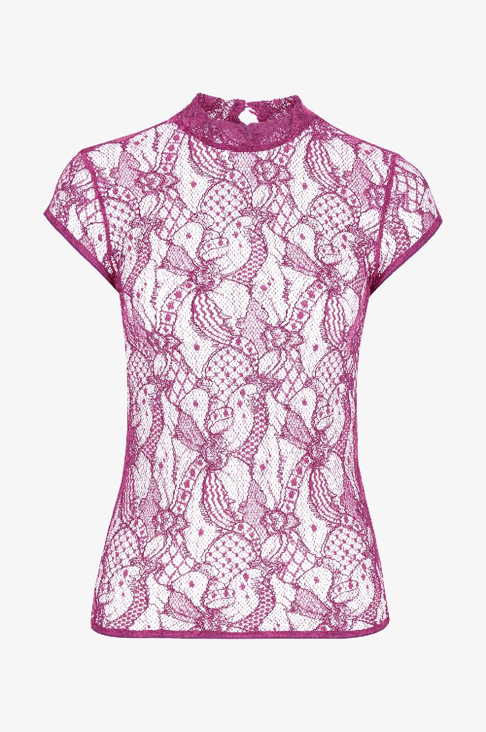 Kinga Mathe Top Charlotte in Fuchsia